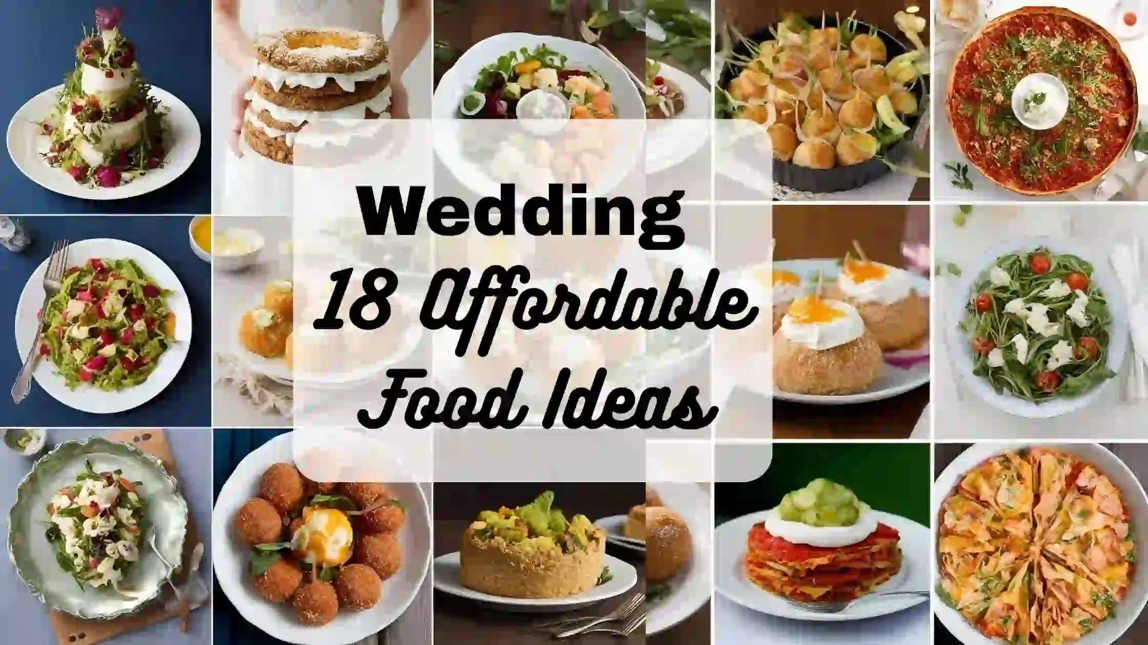 Weeding 18 Affordable Food Ideas
