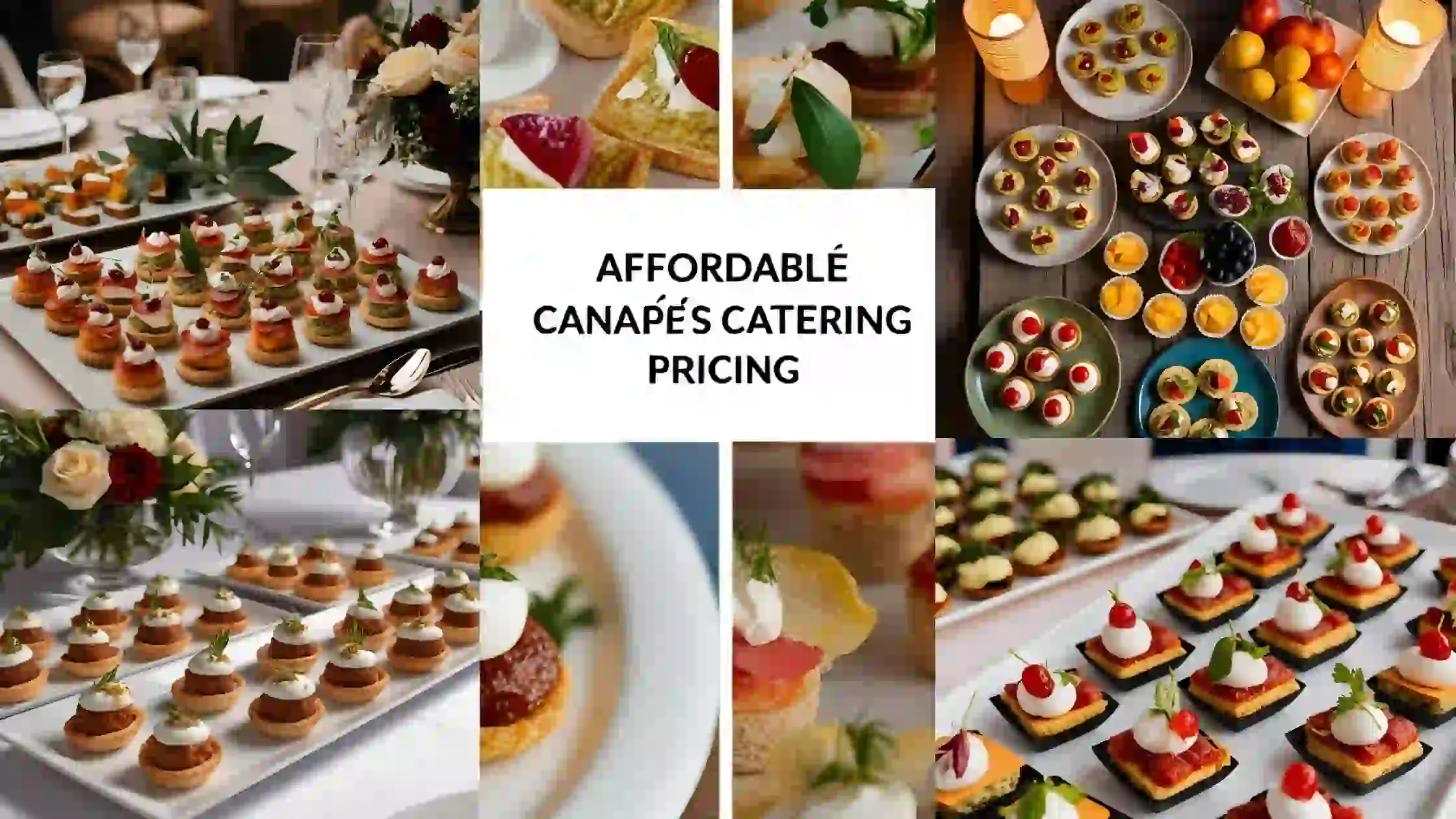 Canapes Catering Prices