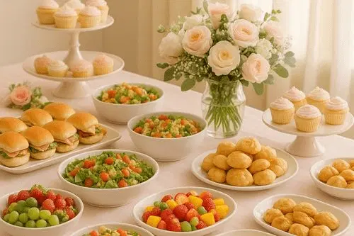 baby shower catering menu in dubai