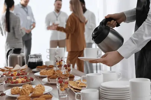 hot breakfast catering
