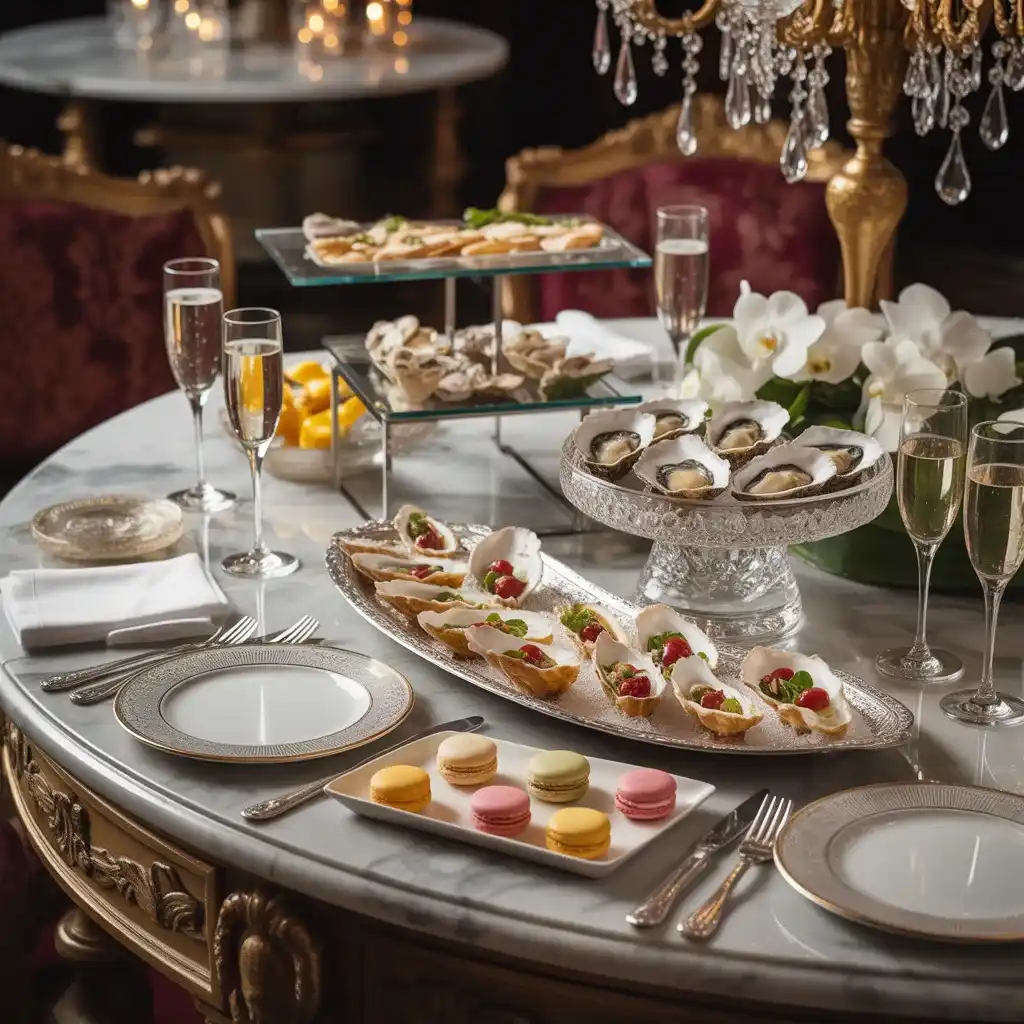 Luxury catering services